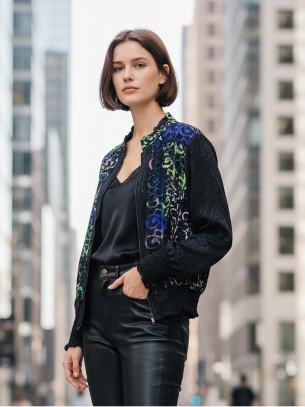 Alberto Makali Vintage 80s Track Jacket Textured 6